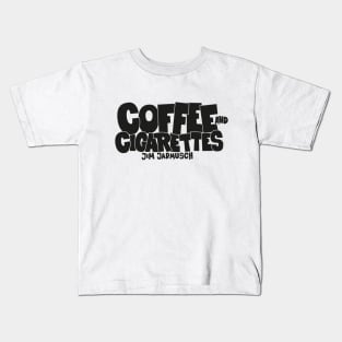 Coffee and Cigarettes Tribute - Cinematic Design - Jim Jarmusch Cult Movie Kids T-Shirt